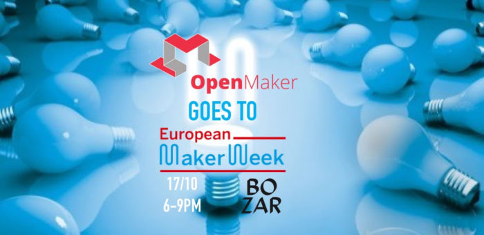 OpenMaker alla European Maker Week a Bruxelles